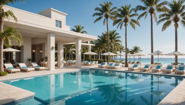 Où se rafraîchir dans une piscine d'hôtel au sud ?